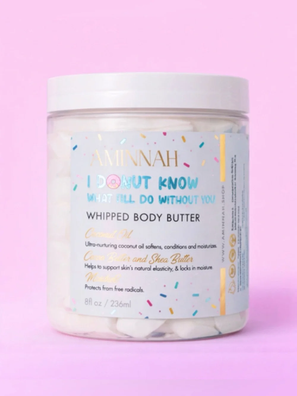 NWT Aminnah I Donut Know Whipped Body Butter retails $38.00 USD